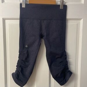 Lululemon In the Flow Cropped Ruched Leggings women’s size 4